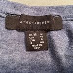 Atmosphere  Blue crop top‎ tee shirt, short sleeves, size 8 Photo 2