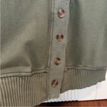 Aerie  Olive Green Button Down Oversized Cardigan Size Small
Cabincore Photo 4