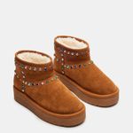 Steve Madden NEW Comfy Chestnut Suede Rhinestones Photo 4