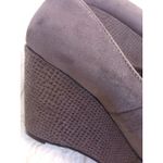 American Rag Cie Women's Grey Heels Shoes Upper Textile Heel 3.5" Size 5.5 Gray Photo 5