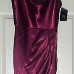 I.N. San Francisco San Fancisco Scoop Neck Ruched Waist Assymetrical Hem Dress Size 5 Homecoming Photo 0