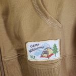 CHROMA SPORT XL Tan, White Solid Camp Wildwood 1983 Vintage, Zip front Jacket Tan Photo 2