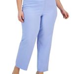 Kasper  New Dress Pants Straight Leg Flat Front Sky Blue Women’s Plus Size 20W Photo 1