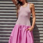 Free People NWOT Drops of Venus Midi Dress Small Photo 0