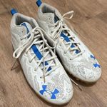 Under Armour | Men's White Blue Spotlight Lux MC 2.0 Football Cleats, Size 13 Photo 0