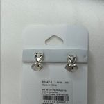 Icing  Silver Clip on Earrings Photo 1