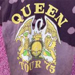 Queen Horoscope Crest A Night at the Opera 1975 Tour Rock Dip Tie Dye Small Photo 1