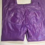 AGOLDE RTR purple 29/8 faux leather  pants high rise straight super soft purple Photo 7