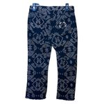 Scotch & Soda  Maison Scotch Cropped Kick Bootcut Raw hem patterned jeans embroid Photo 2