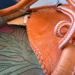 D&G DOLCE & GABBANNA - VTG Classic Orange Suede Bow Trim Wedge Heel Pumps 8.5 Photo 11