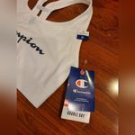 Champion White Sports Bra Size XL Photo 2