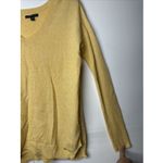 American Eagle  Women’s Small Yellow V-Neck Sweater Long Sleeve Pullover Photo 6