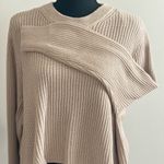 Cotton On Cotton:On Beige Oversized Cropped Cable Sweater Photo 5