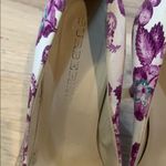 Burberry - Was $100 now $60 floral purple 4 inch heel leather sole 40.5 or… Photo 2