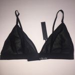 joe's jeans Joe’s Jeans Mesh Sheer Bralette Black Photo 4