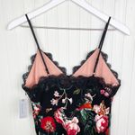 Anthropologie NEW  Foxiedox Autumnal Slip Dress  Size Small Petite Black Floral Photo 5