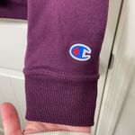 Champion EUC‎  women’s dark purple pink logo pullover hooded sweatshirt small Photo 1
