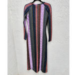 Ramy Brook Metallic Tango Convertible Maxi Dress Soho Knit Purple Women's Small Photo 2