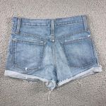 Madewell ‎ Perfect Jean Shorts Women 27 High Waist Cuffed Hem Festival Chic Beach Photo 1
