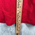 Quacker Factory Shirt L Christmas Tree Sequin Red Long Sleeve Festive Holiday Size L Photo 8