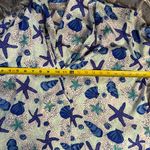 90’s Anna Kriste Beachy Shell Shirt XL White Photo 11