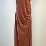 Reformation NWT  Brecken Velvet Knit Midi Dress Dusty Pink Size M Photo 3