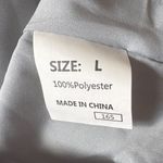 Dokotoo Blue Lace Trim Blouse Large NWT – Boho Romantic Top Gray Photo 10