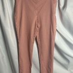 A New Day  Cropped Pants Women's 10 Orange Mid Rise Orange Gingham Side Zipper Photo 0