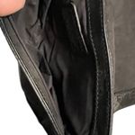 American Eagle  Black Leather Purse Made in Italy‎ Photo 3