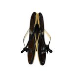 Kate Spade Shoes Womens Size 9 Patent Leather Sandals Bow Thong Petit New York Photo 3