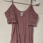 American Rag  Women’s Pink Off The Shoulder Tank Top Size XXL Photo 0