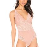 Free People We are HAH Smarty Pants Bodysuit Copper Rose Size Small NWT Photo 1
