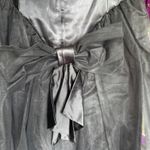 Vtg‎ 80s Prom Dress Sz S Sequins Strapless Tulle Gothic Whimsigoth Fairy Grunge Black Photo 3