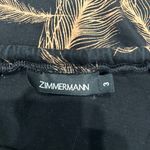 Zimmermann Vintage Y2K Black and Tan Feather Mini Skirt Photo 4