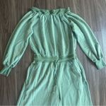 Free People FP Movement One To Beat One Piece Romper Large Green Wide Leg Comfy Photo 2