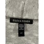 Eileen Fisher B13 - two tone gray open front slub cardigan size small Photo 1