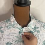 C&C California C & C California linen tropical palm beach scenery print camp shirt size M Photo 8