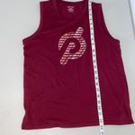 Peloton Studio Logo Dark Red Maroon Muscle Tank Top Sleeveless Tee T-Shirt Small Photo 2