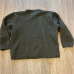 Green chunky knit sweater Size M Photo 1