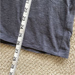 Lululemon All Yours Boyfriend Tee Micro Stripe Black White Size 8 10 Cotton EUC Photo 5