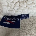 Reebok Blush Pink Sherpa Zip Up Hoodie Soft Fleece Winter Cozy Athletic Jacket M Photo 5