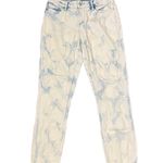 Articles of Society Article Of Society Straight Leg Jeans Frayed Hem Tie Dye Bleached Denim 26 Women Photo 0