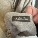 Matilda Jane  Come On Over Fringe Wrap Drape Sweater Size Medium Beige M8 Photo 8