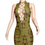 With Jean WITH JÉAN Amethyst Mini Dress, Web Print, Small Photo 7