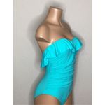 Bleu Rod Beattie New. ruffle one piece. Size 4. Retails $125 Photo 10