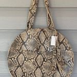 Boutique Snake Print Tote Bag Purse NWT Photo 0