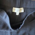 St. John Collection ST JOHN Santana Knit Pants Slacks Womens Navy Blue Size 6 (Small Hole) Photo 2