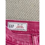 Gap  High Rise Stride Sugar Pink Wide Leg Ankle jeans, size 29/ 8 Photo 3
