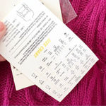 Aran Crafts Ireland Merino Wool Cable Knit Sweater Size Small Fuchsia Cardi NWT‎ Pink Photo 5