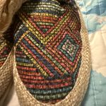Handmade Mexico Artesian Colorful Woven Espadrille Shoes Photo 1